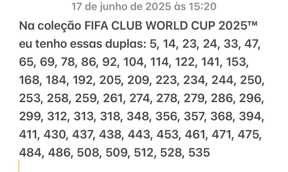Cromos copa mundo fifa, nas fotos estao as que preciso e as para teoca