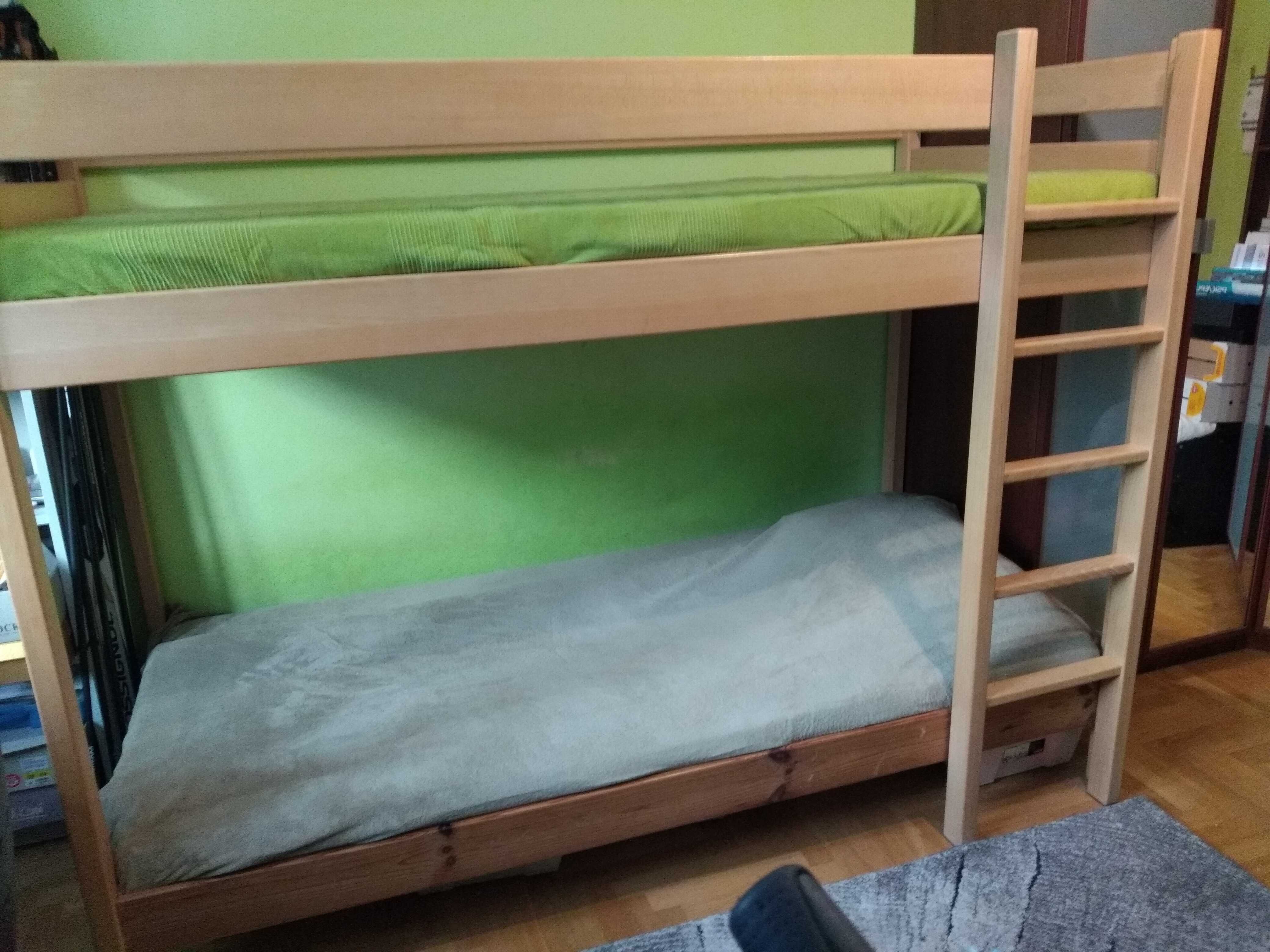 BUKOWE Łóżko PIĘTROWE, Antresola