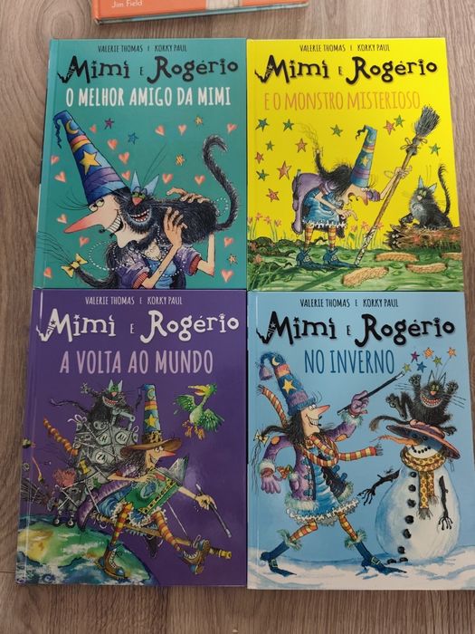 Livros Mimi e Rogério