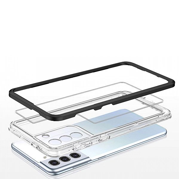 Clear 3in1 etui do Samsung Galaxy S22+ (S22 Plus) żelowy pokrowiec z r