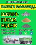 Пісок | Щебінь | Відсів | Глина | Доставка щебня | Доставка піску