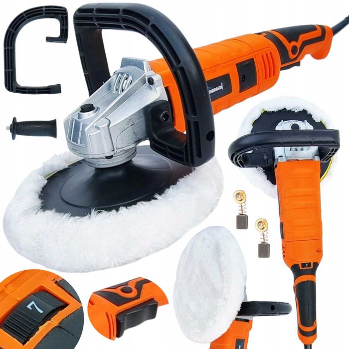 Polerka Samochodowa Oscylacyjna Do Lakieru Z Regulacją Obrotów Wydajn