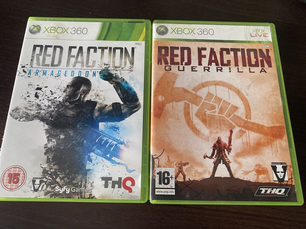 Gry xbox 360 Red faction zestaw 2 gier