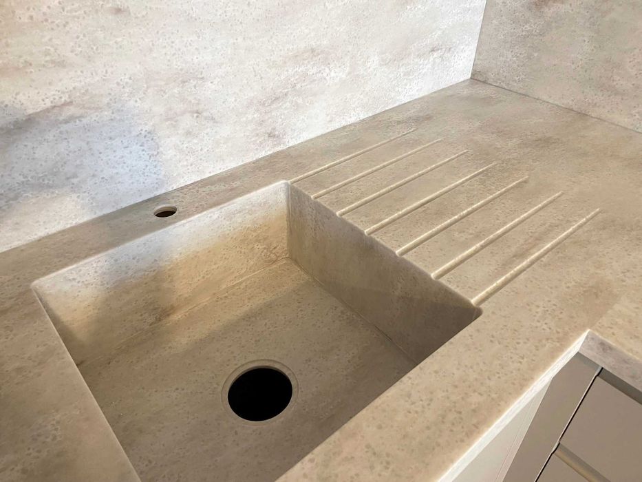 blaty kuchenne, wyspy, zlewozmywaki mineralne z corian krion grandex
