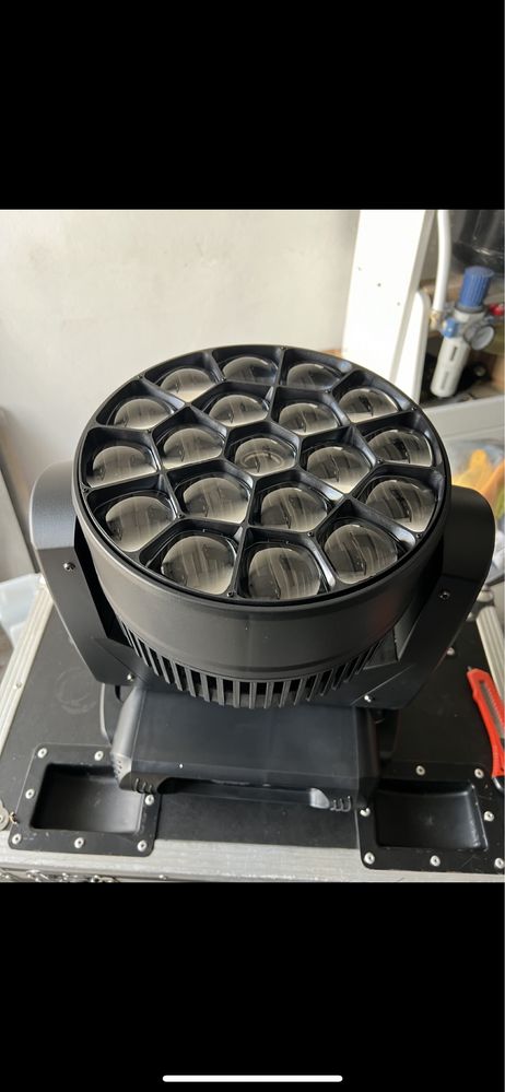 2x Bee Eye 19x40w + case NOWE ruchoma głowica głowa