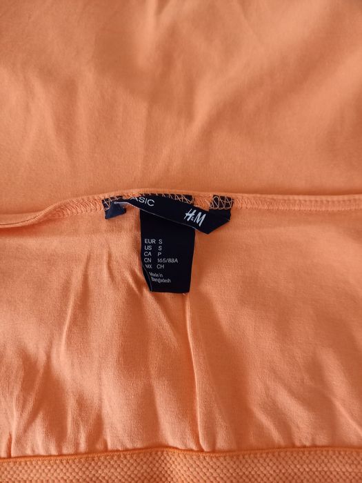 Pomarańczowy top opaska H&M