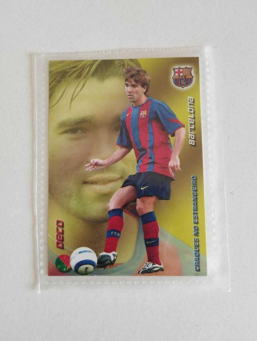 Cromo Deco Barcelona Panini Mega Craques Epoca 04/05