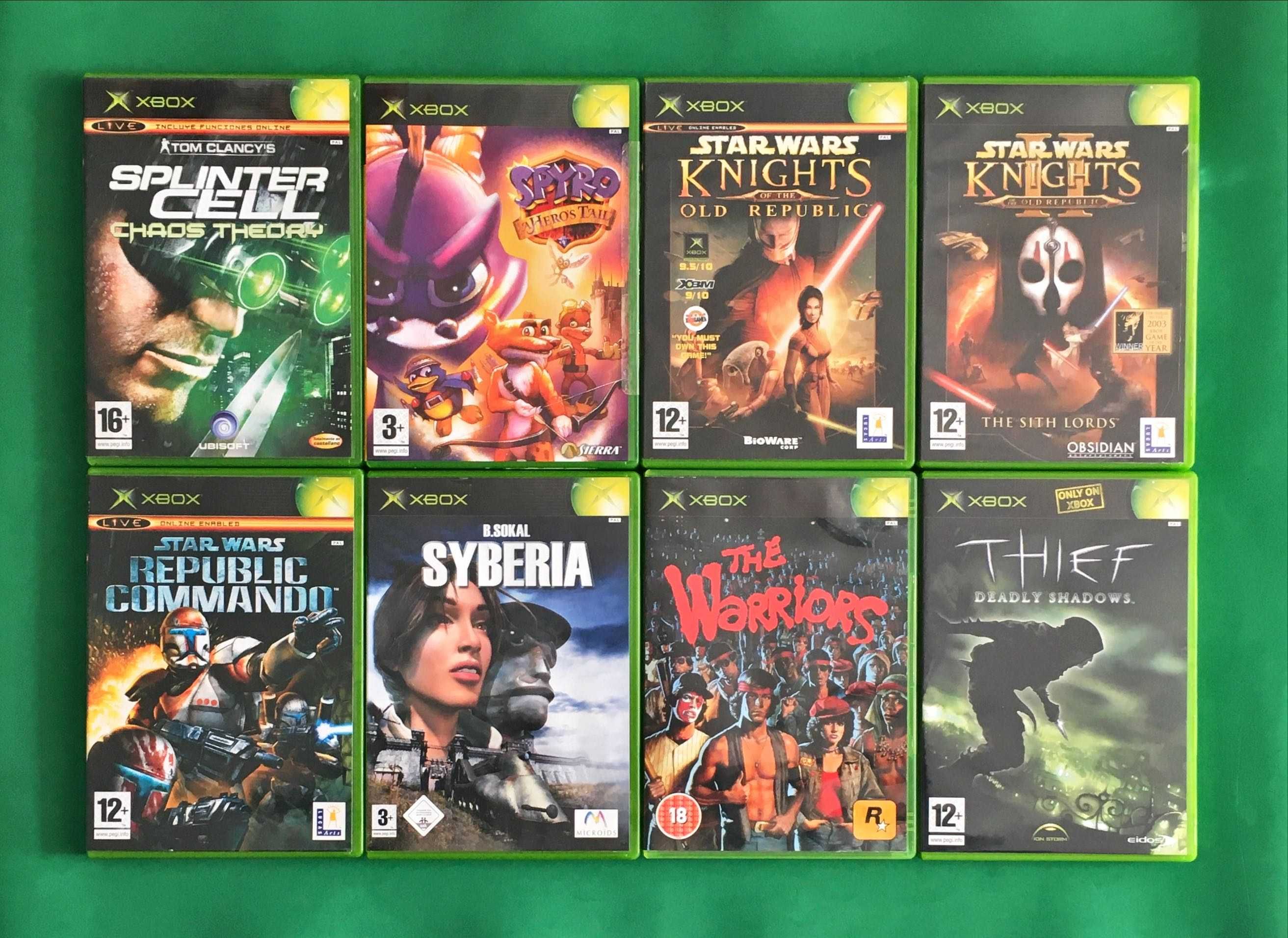 XBOX ORIGINAL Blinx Call Duty Half-Life Metal Gear Morrowind Star Wars