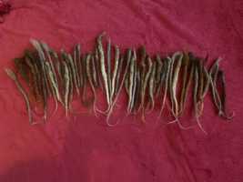 Dredy dready z naturalnych włosów 45 sztuk