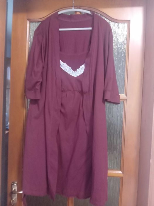 Набір в пологовий, халат і сорочка для вагітних та годуючих мам