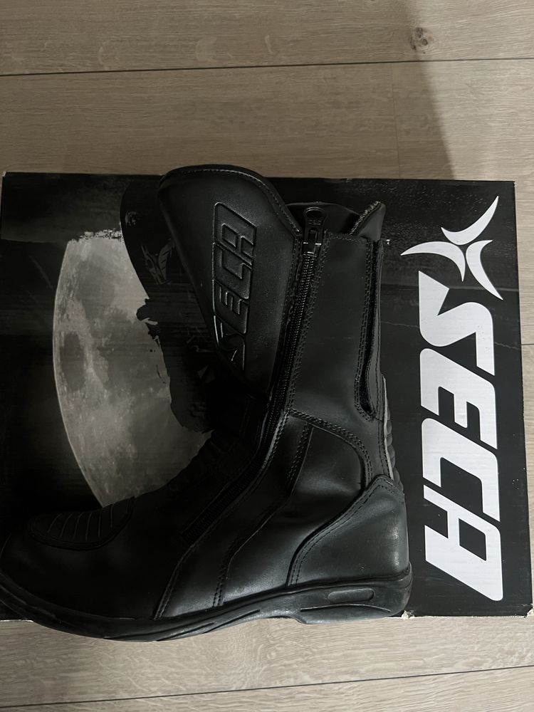 Buty motocyklowe rozm 43 czarne seca