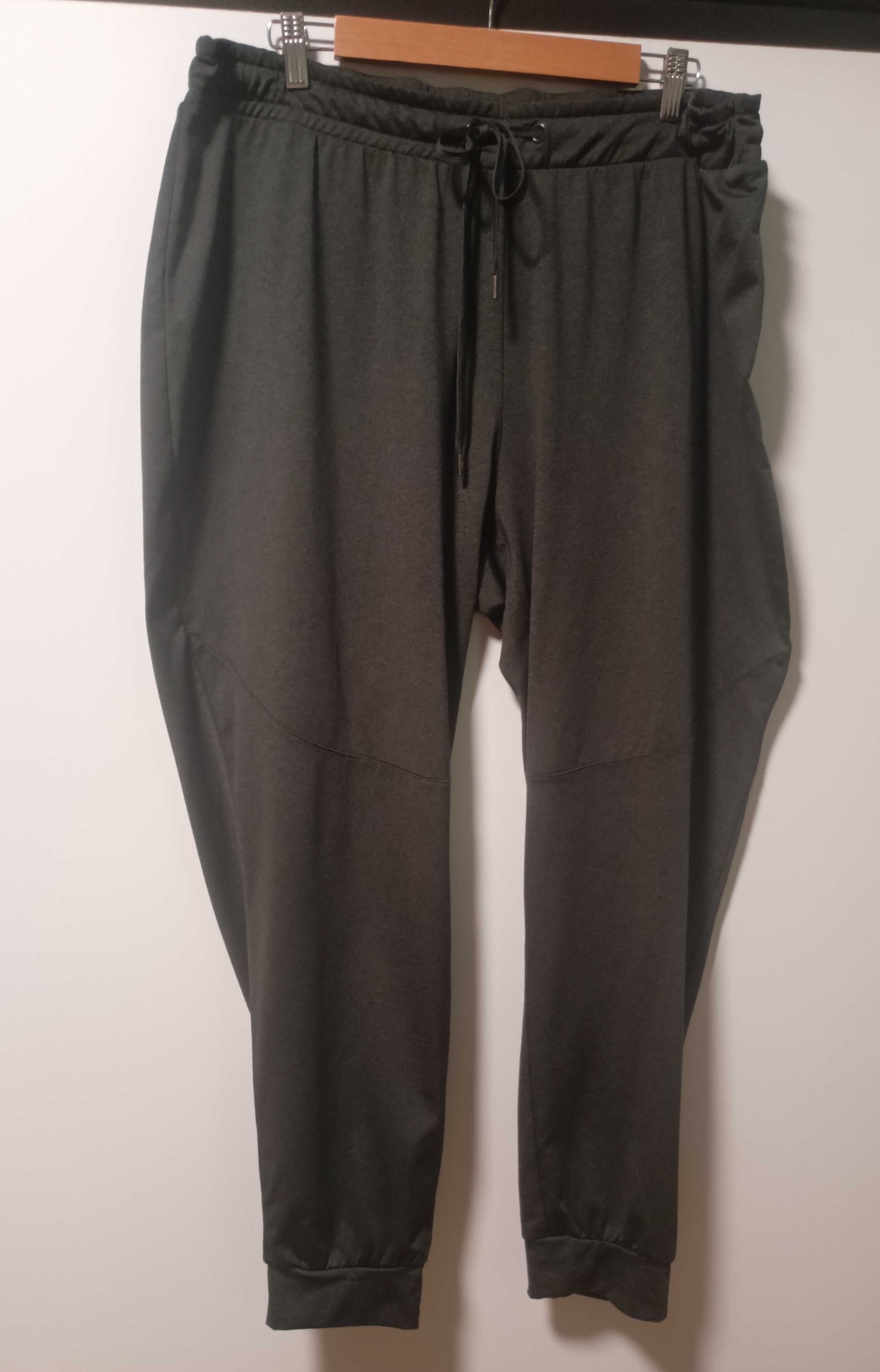 Spodnie dresowe męskie z lejącego materiału 2XL/3XL