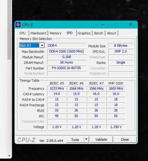 Пам'ять DDR4 16GB (2x8GB) 3200 MHz Trident Z RGB G.Skill