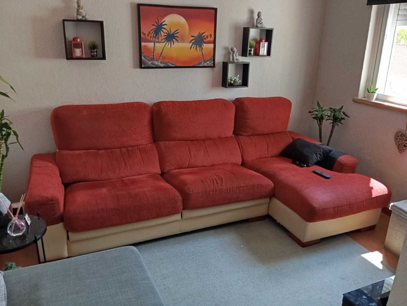 Sofá Cama com Chaise Long