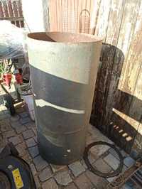 Okrągły Zbiornik z blachy 6mm, 90cmx 43cm, 4 sztuki