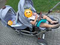 Wózek podwójny bliźniak rok po roku