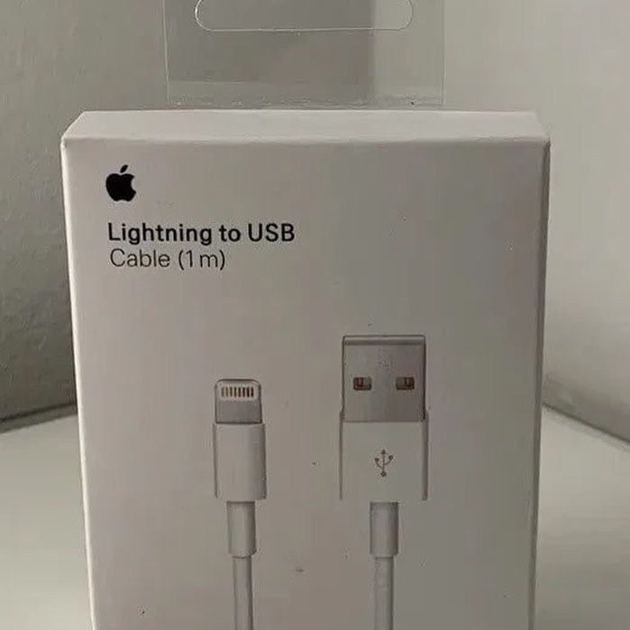 Кабель до айфону USB Lightning 1m оригінал чіп ,зарядне ,data кабель