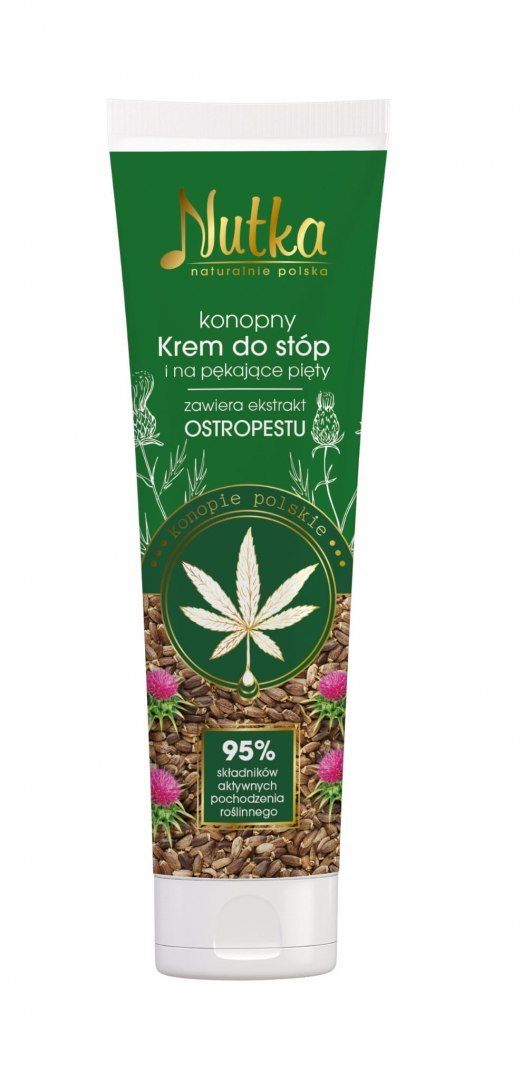 Krem do stóp i na popękane pięty z ostropestem - NUTKA - 100ml