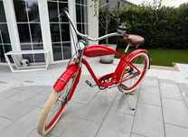 ROWER ELECTRA INDY 3i USA California Cruiser Miejski Stylowy Czerwony