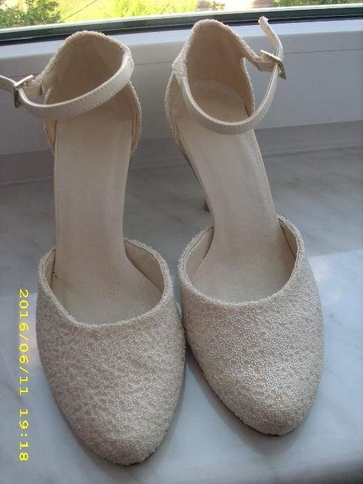 Buty ślubne rozmiar 35 - JAK NOWE!