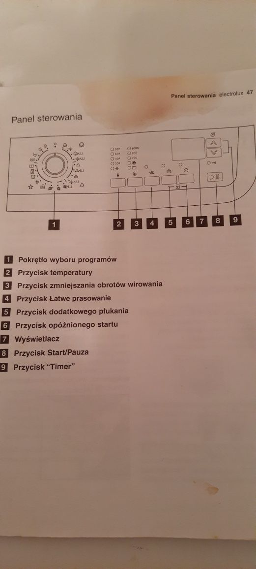 Pralka elektrolux 6kg 1000 obr.