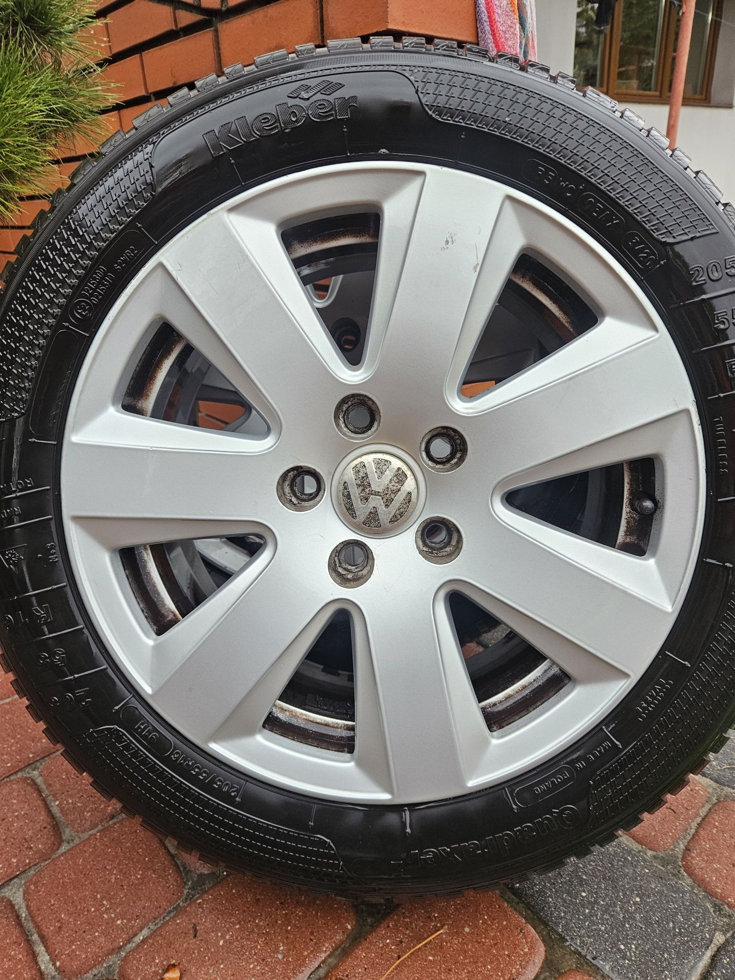 Opony Kleber Quadraxer2 205/55 R16, Felgi aluminiowe VOLKSWAGEN 16"