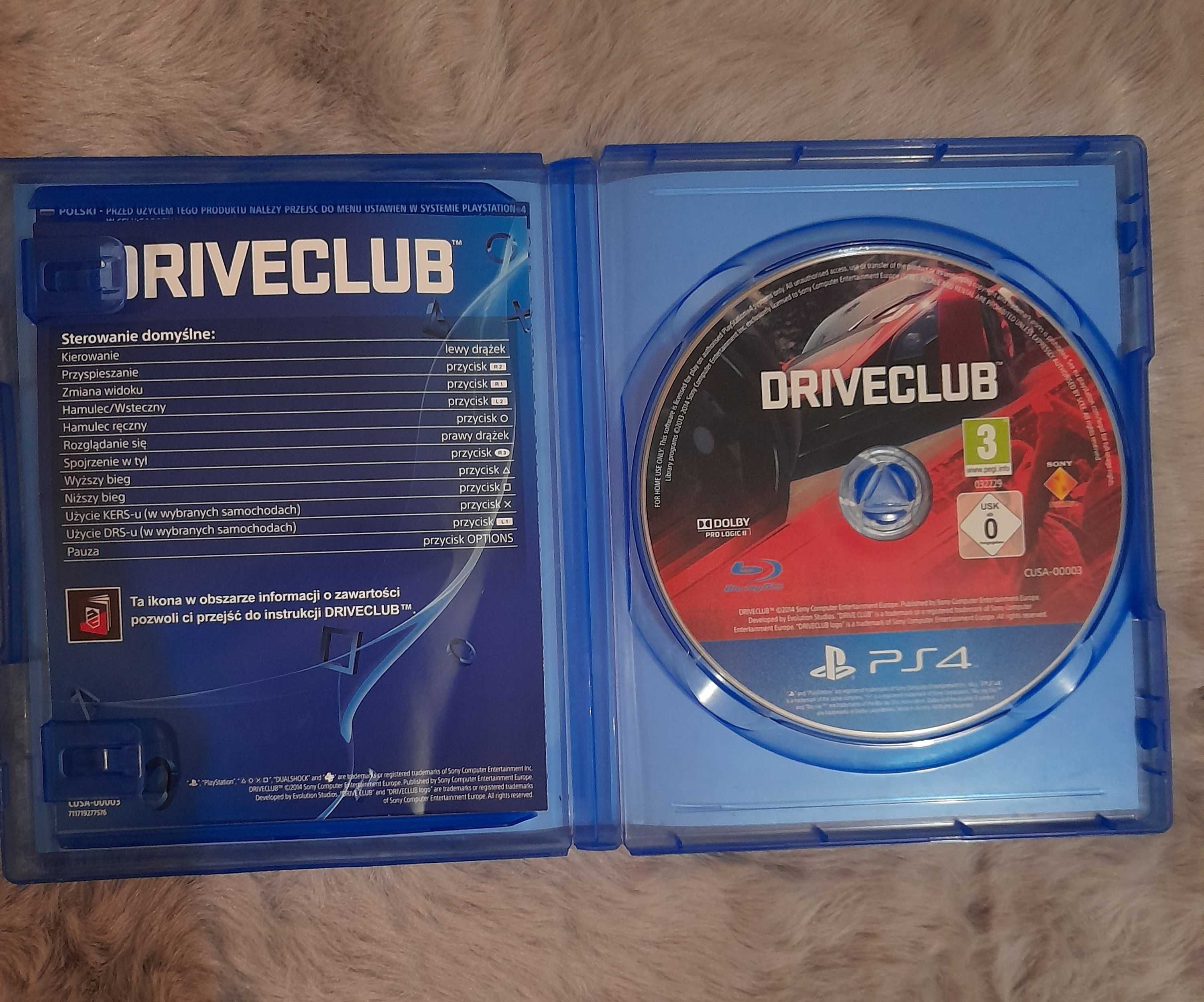 Gra Driveclub na playstation 4 (używana)