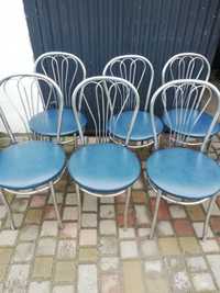 Krzesła metalowe solidne
