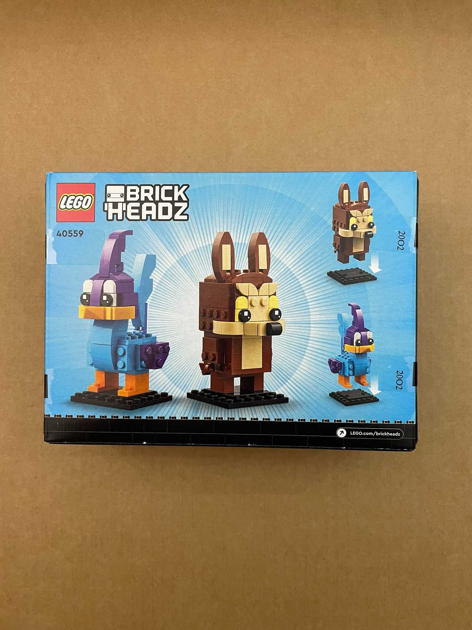 LEGO - Brickheadz - 40559 Road Runner & Wile E. Coyote
