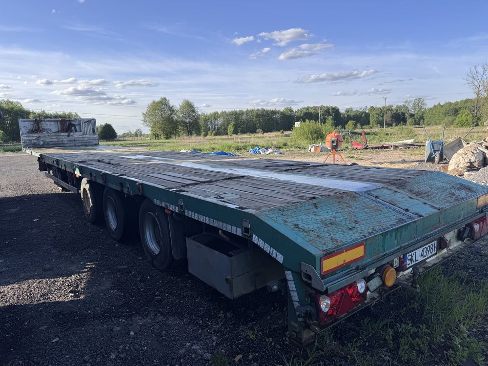 Naczepa telemega low deck rozciagana ES-GE