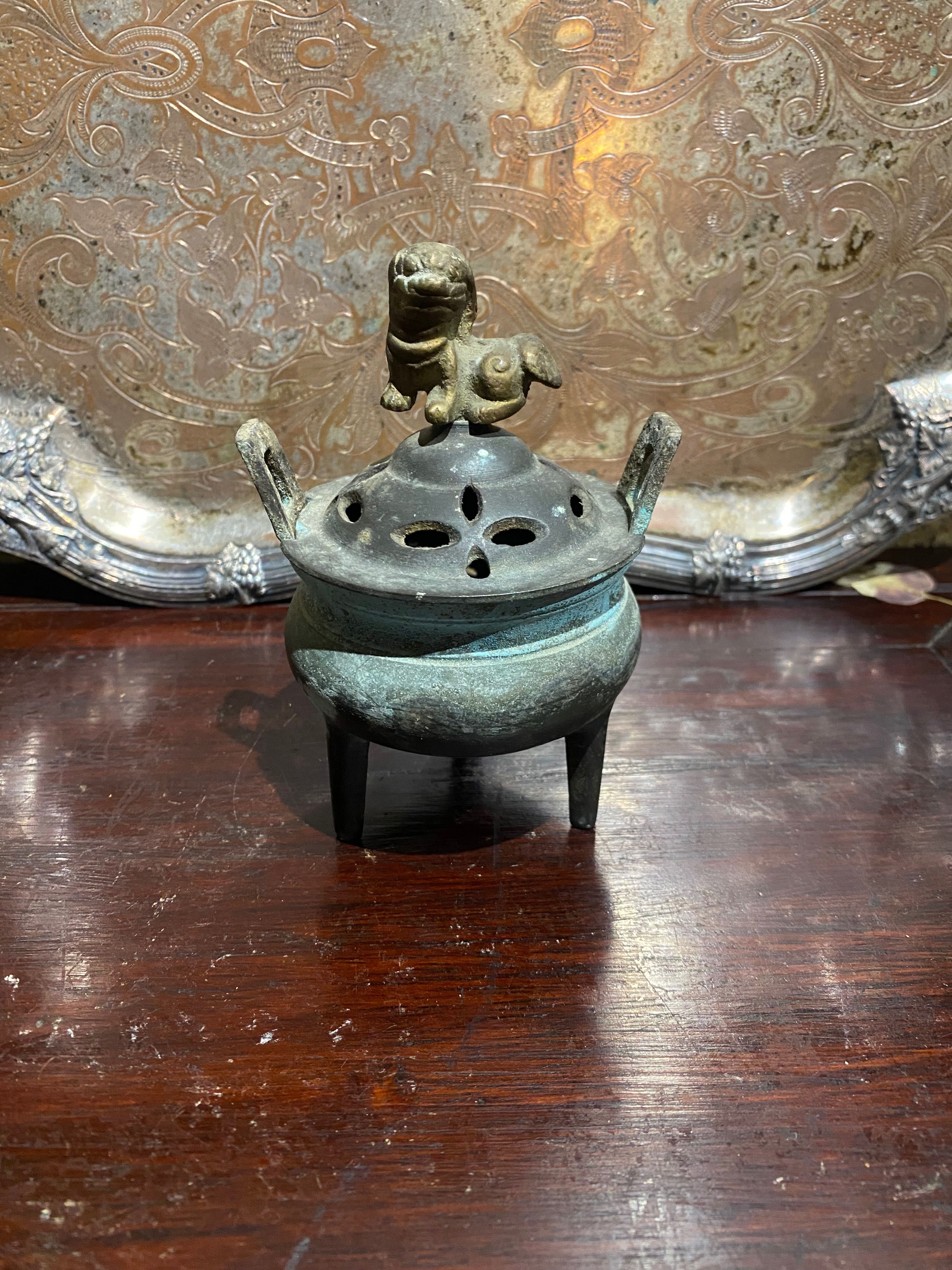 Perfumador Bronze Séc XIX 12,5 cm