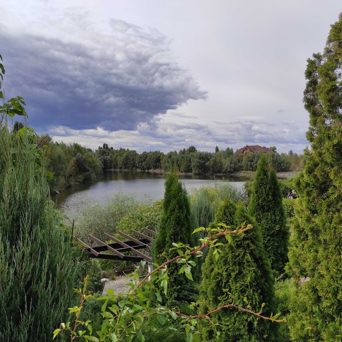 Продажа будинку на ділянці 1,5 га в Новосілках, озеро, Вишгородский