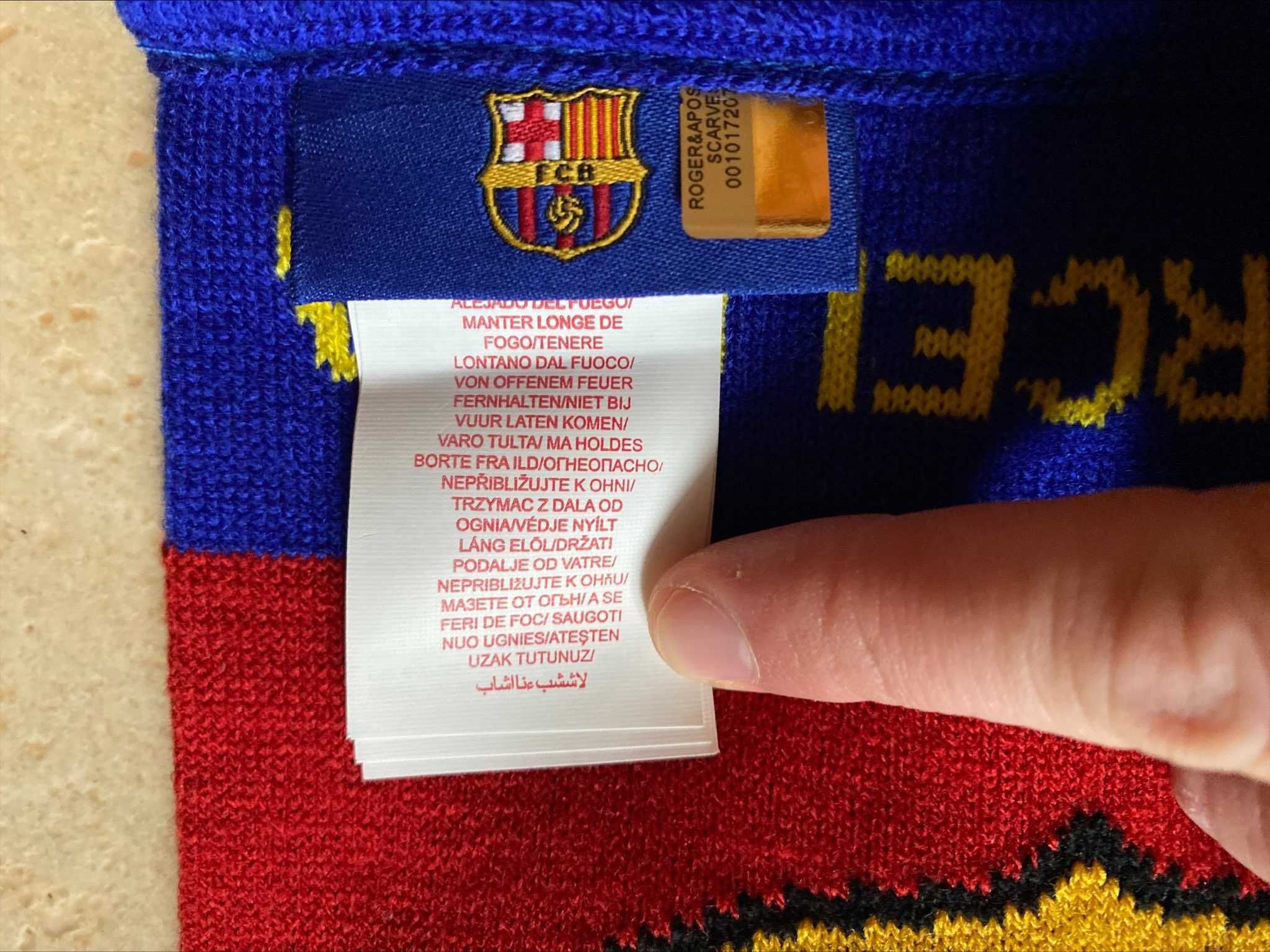 Unikatowy szal piłkarski BARCELONA F.C. - OKAZJA