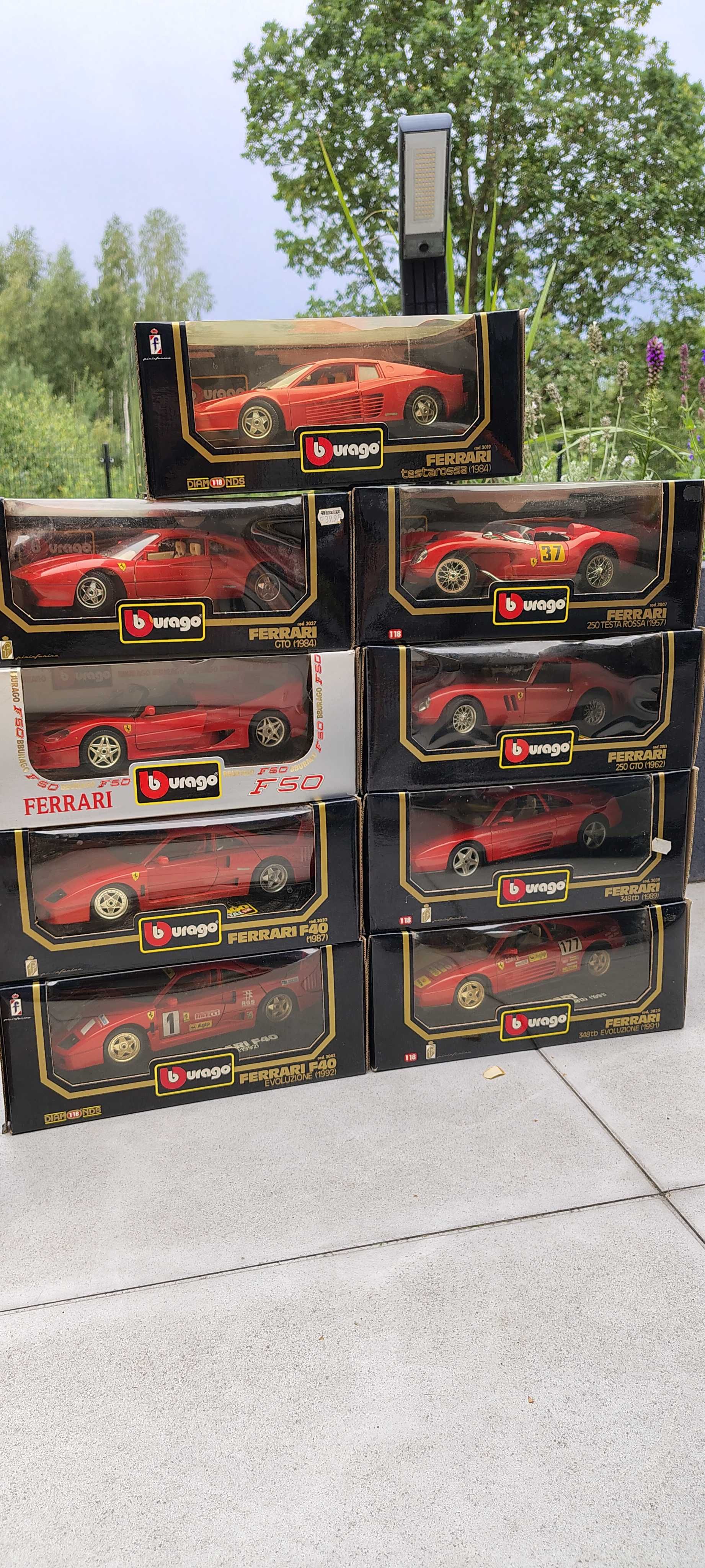 Bburago model Ferrari 250 gto czerwony 1:18 cod3011