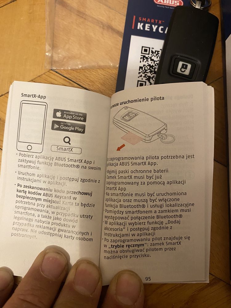Abus granit Bordo smartx ALARM najmocniejsza blokada 15 Abus