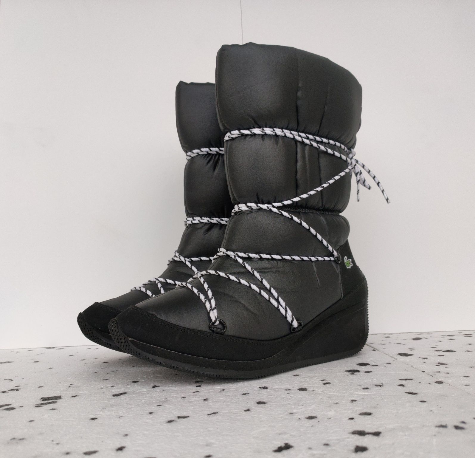 Śniegowce Lacoste Arbonne Ski Trad Snow damskie czarne r. 42 26,5cm