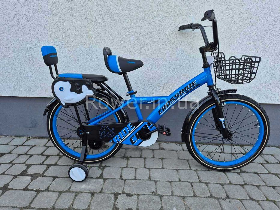 Дитячий велосипед для 4-6 років Crossride Dolphin ST 18 Blue