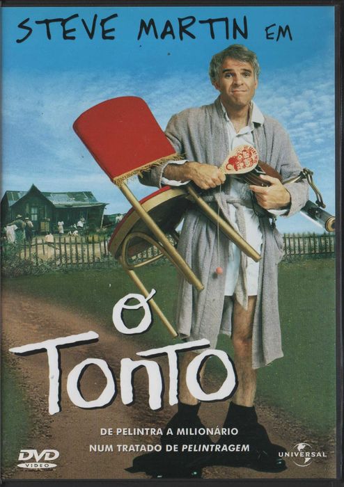 Dvd O Tonto - comédia - Steve Martin - extras