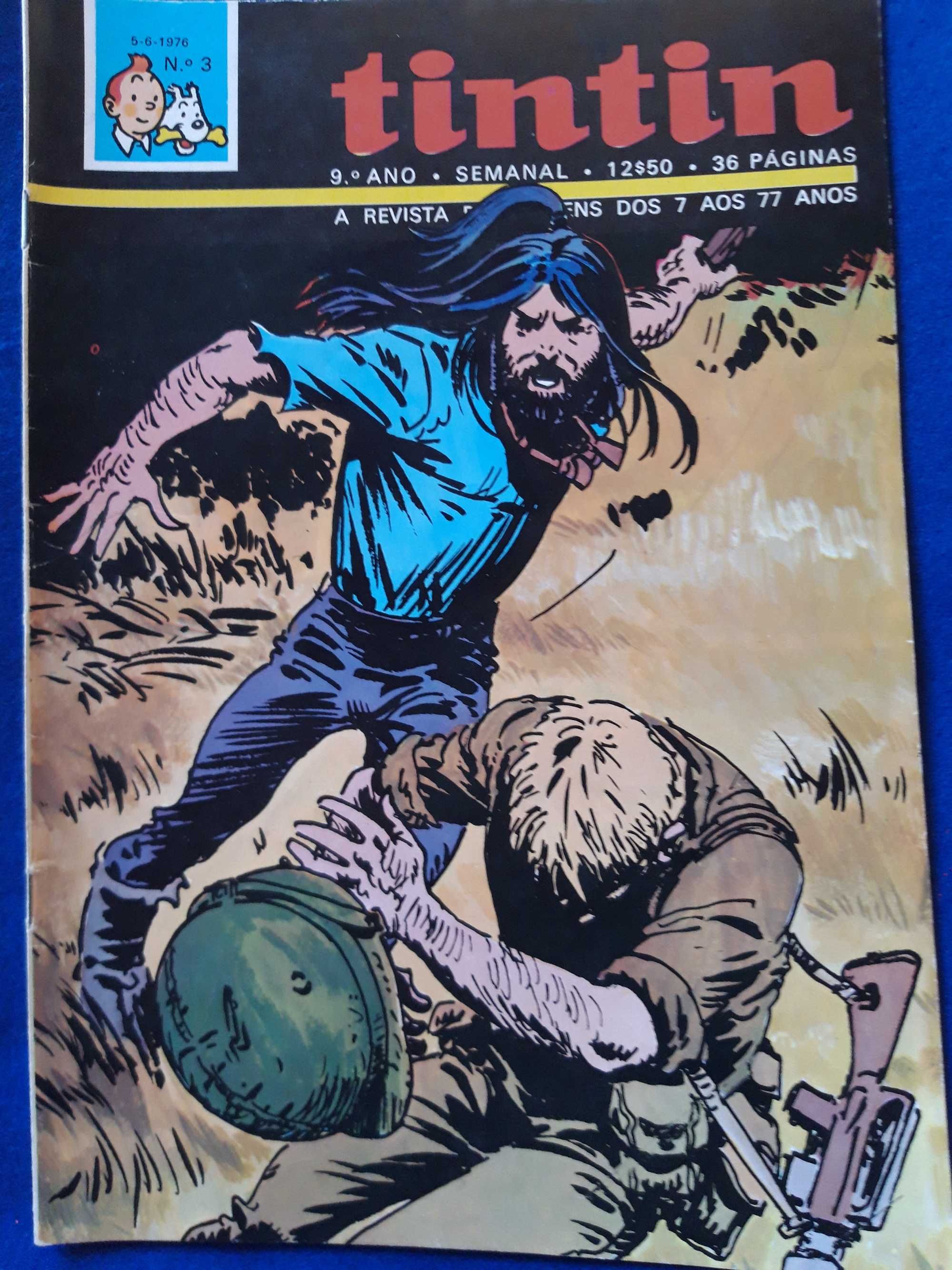 BD - Revistas Tintin. Veja listagem.