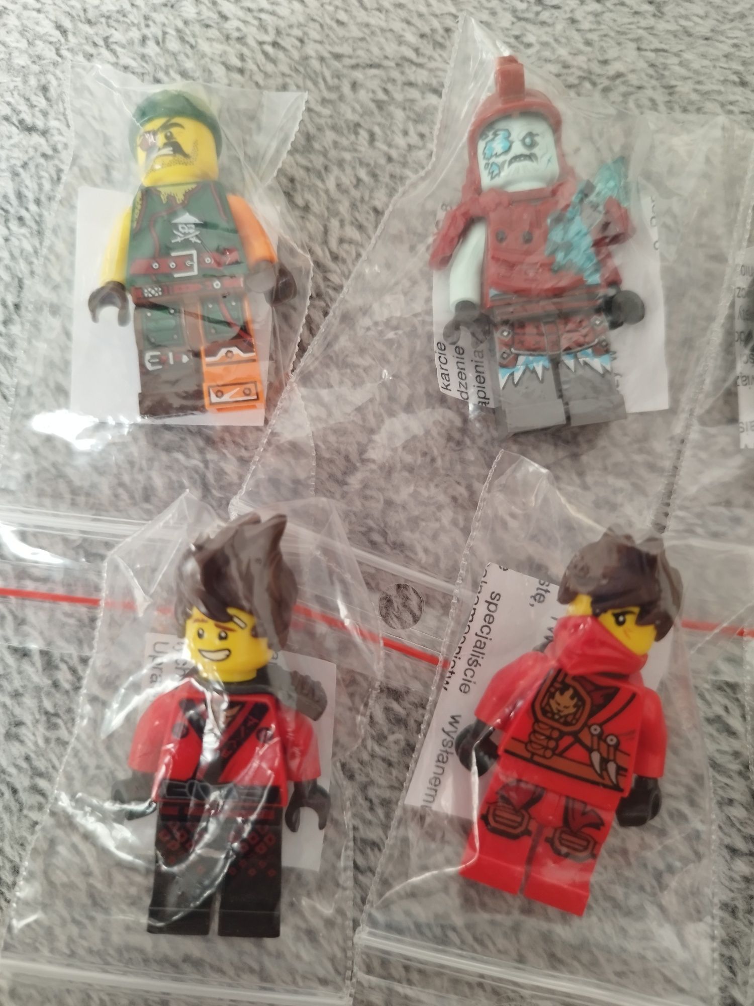 Figurki LEGO ninjago 7 szt