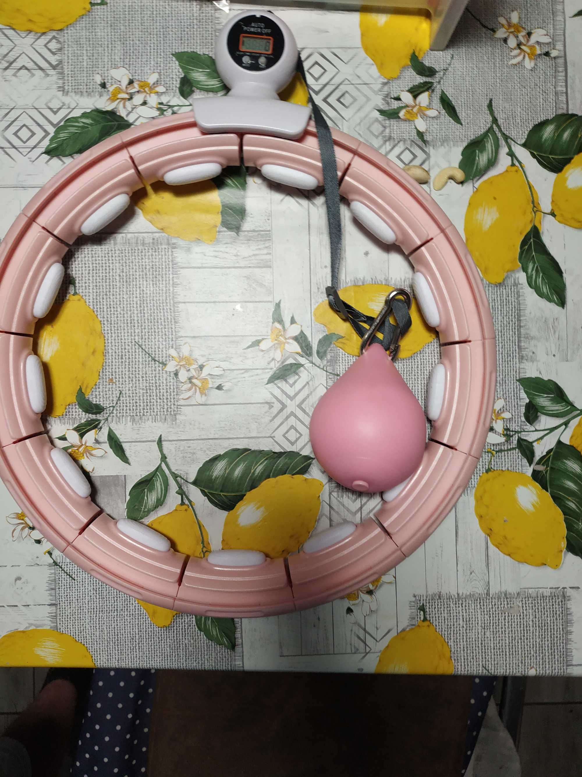 Hula Hoop z inteligentną wagą regulowane wypustki K-MART