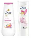 DOVE GLOWING woda ryżowa& lotos żel pod prysznic 400ml+balsam do ciała