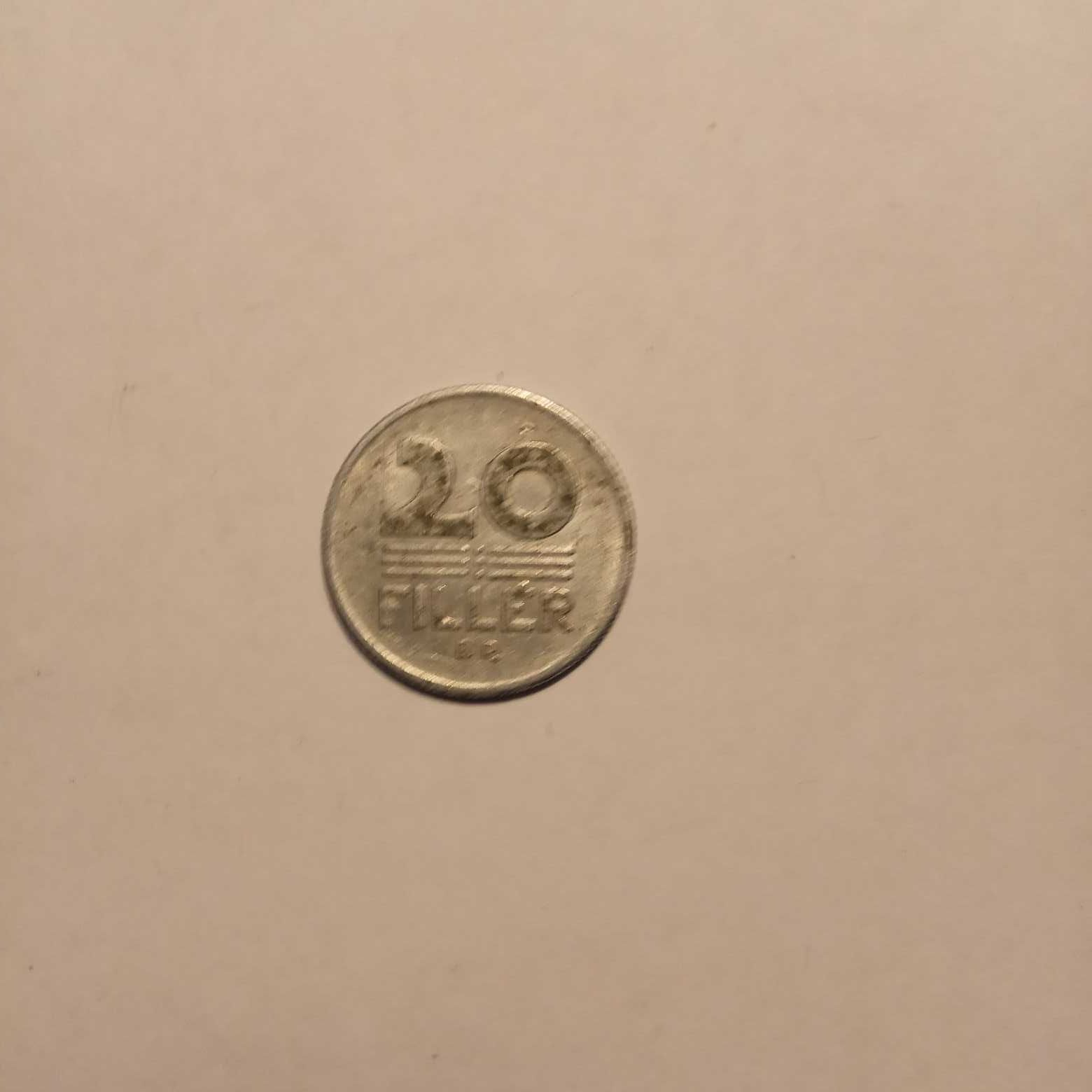 20 FILLER монета 1988 года