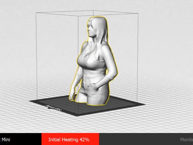 Busto Exquisito de Elisabeth - Digitalizado em 3D