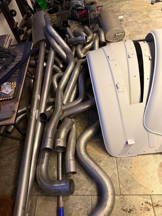 Tłumik rura wydech komin łącznik uszczelka kryza  Mercedes Unimog