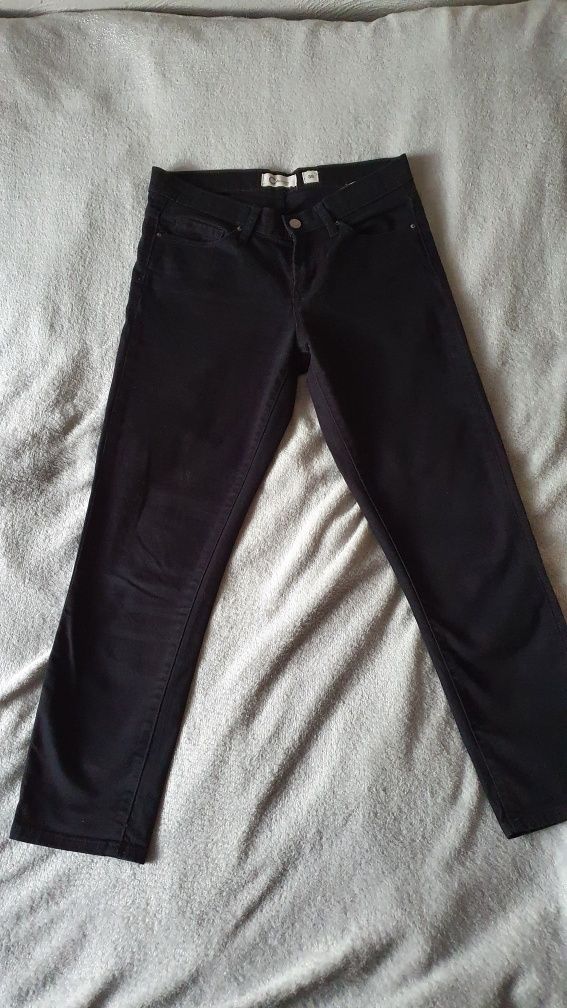 Czarne Spodnie Cubus 38