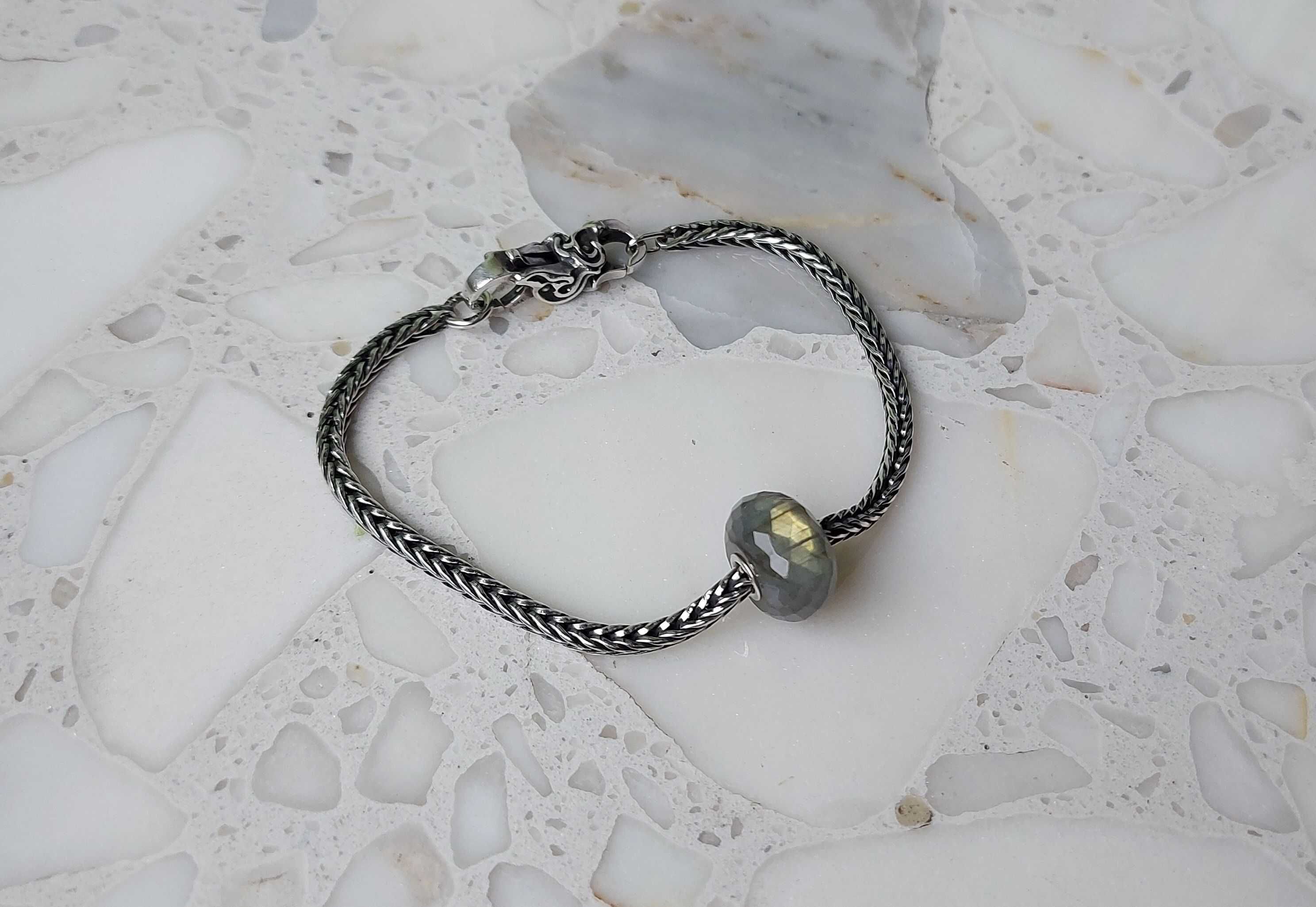 Trollbeads Labradorite Labradoryt Charms 2 (Nowy)