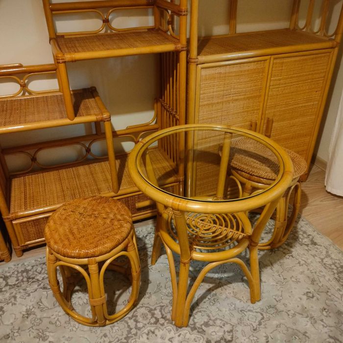 Meble ratanowe. Zestaw