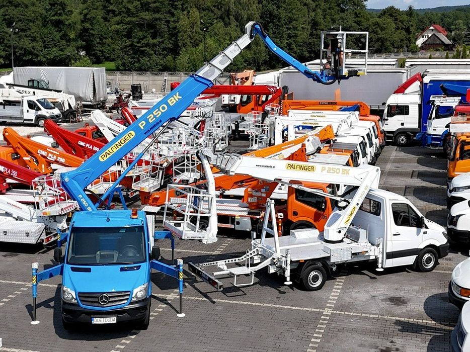 Mercedes-Benz Sprinter  Podnośnik Koszowy 25m Palfinger P 250 BK Zwyżka Ruthmann Wumag GSR P7