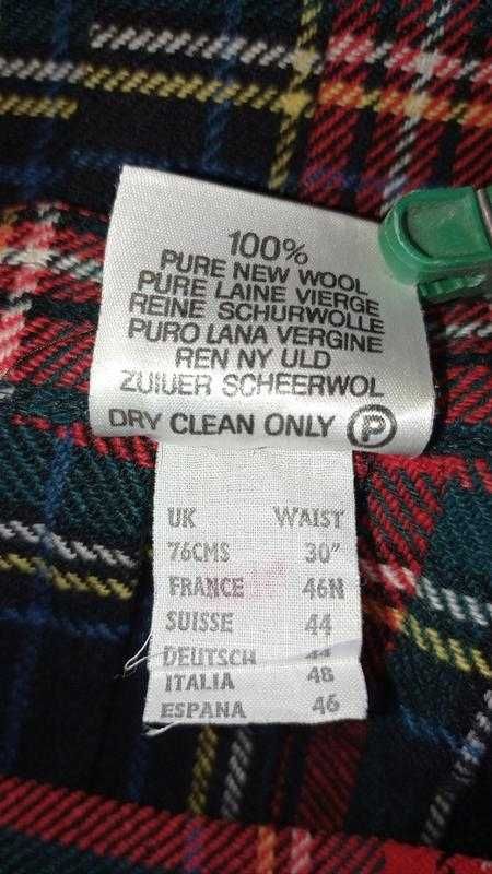 Шотландский килт юбка 100% шерсть Scotland